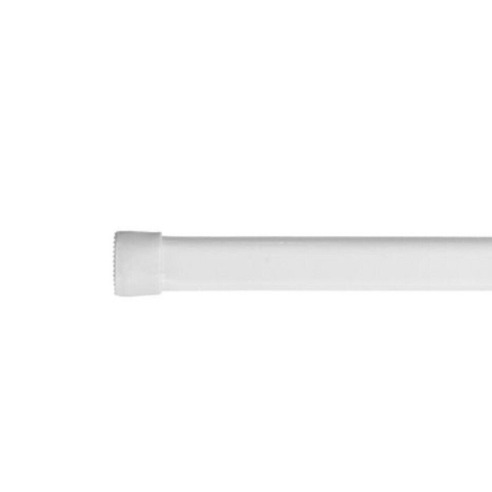 Oval Spring Tension Adjustable Curtain Rod 48”-84" Room Essentials - White - New - Picture 1 of 5